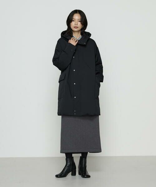 Precious Mild / プレシャスマイルド その他アウター | FINOダントツ撥水高密度ツイル フードロングダウンコート | 詳細3