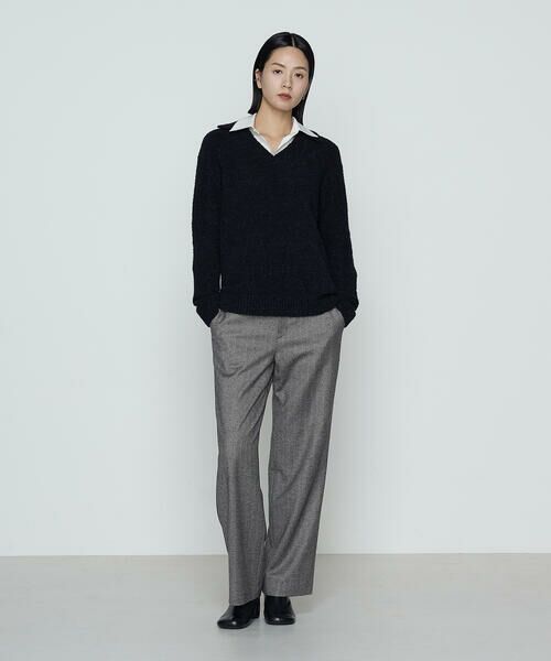 Precious Mild / プレシャスマイルド ニット・セーター | ループヤーン襟付き ニットプルオーバー | 詳細1