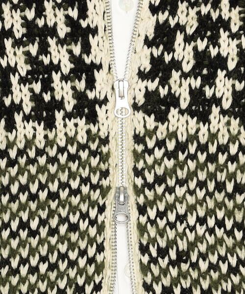 Precious Mild / プレシャスマイルド ブルゾン | グレンチェック柄 ニットブルゾン | 詳細11