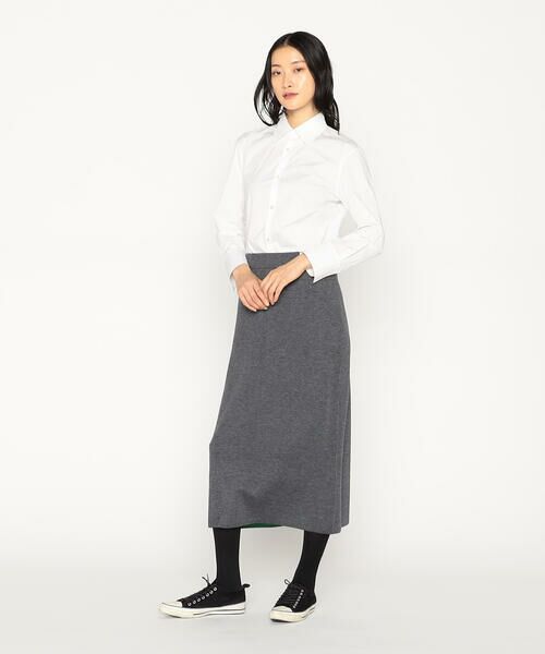 Precious Mild / プレシャスマイルド シャツ・ブラウス | 〔 +サイズ 〕 コットンストレッチ ベーシックシャツ | 詳細1