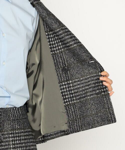 Precious Mild / プレシャスマイルド その他アウター | 〔 +サイズ 〕 グレンチェックジャージー ジャケット | 詳細10