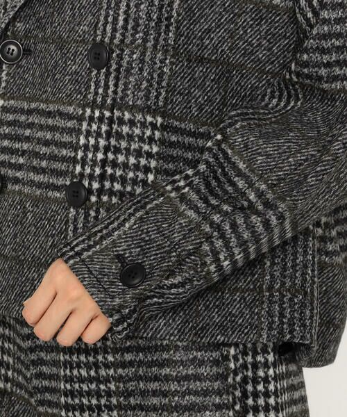 Precious Mild / プレシャスマイルド その他アウター | 〔 +サイズ 〕 グレンチェックジャージー ジャケット | 詳細8