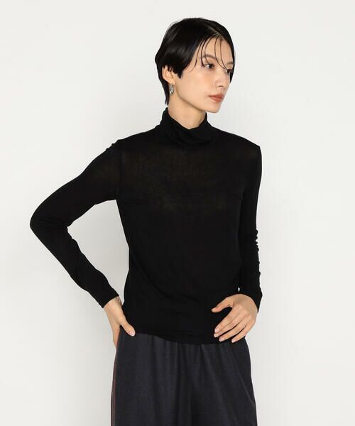 Precious Mild / プレシャスマイルド カットソー | 〔 +サイズ 〕 カシミヤシルクジャージー スキントップス | 詳細2