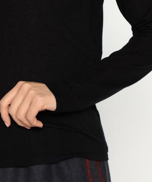 Precious Mild / プレシャスマイルド カットソー | 〔 +サイズ 〕 カシミヤシルクジャージー スキントップス | 詳細7