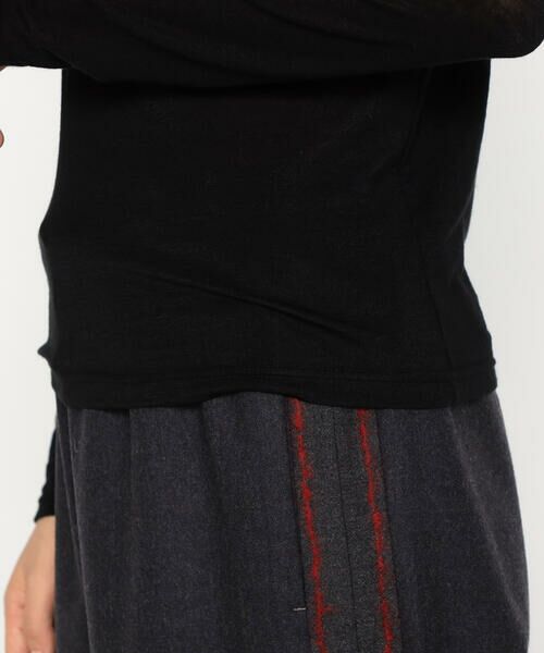 Precious Mild / プレシャスマイルド カットソー | 〔 +サイズ 〕 カシミヤシルクジャージー スキントップス | 詳細8