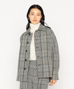 Precious Mild / プレシャスマイルド シャツ・ブラウス | 〔 +サイズ 〕 T/Wグレンチェック 中綿入りシャツ