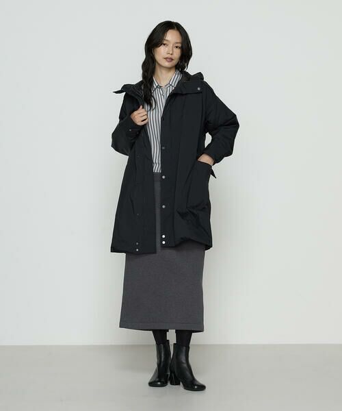 Precious Mild / プレシャスマイルド その他アウター | 〔 +サイズ 〕 FINOダントツ撥水高密度ツイル フードロングダウンコート | 詳細1