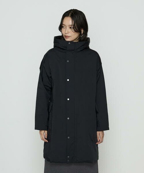 Precious Mild / プレシャスマイルド その他アウター | 〔 +サイズ 〕 FINOダントツ撥水高密度ツイル フードロングダウンコート | 詳細7