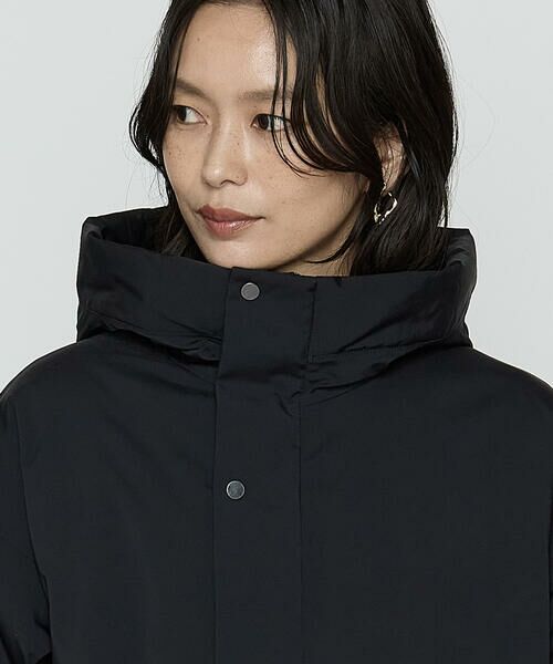 Precious Mild / プレシャスマイルド その他アウター | 〔 +サイズ 〕 FINOダントツ撥水高密度ツイル フードロングダウンコート | 詳細10
