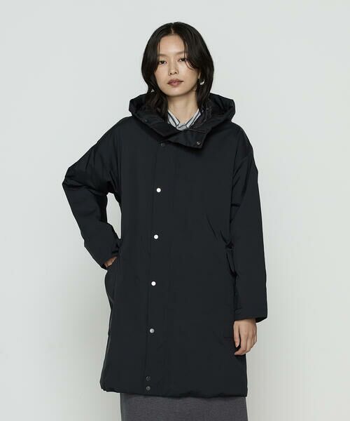 Precious Mild / プレシャスマイルド その他アウター | 〔 +サイズ 〕 FINOダントツ撥水高密度ツイル フードロングダウンコート | 詳細5