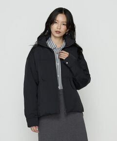 Precious Mild / プレシャスマイルド その他アウター | 〔 +サイズ 〕 高密度ツイルスタンドカラー ショートダウン