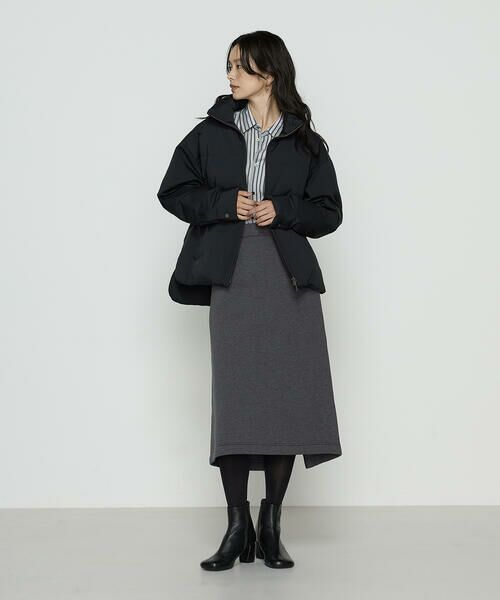 Precious Mild / プレシャスマイルド その他アウター | 〔 +サイズ 〕 高密度ツイルスタンドカラー ショートダウン | 詳細2
