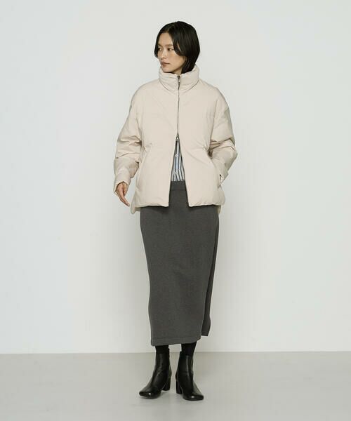 Precious Mild / プレシャスマイルド その他アウター | 〔 +サイズ 〕 高密度ツイルスタンドカラー ショートダウン | 詳細15