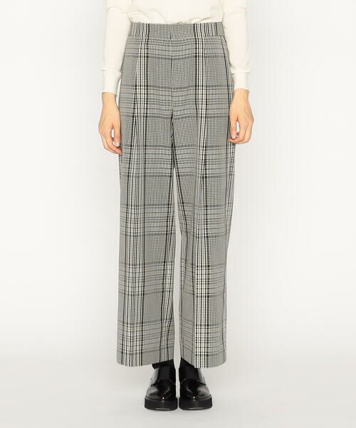 Precious Mild / プレシャスマイルド その他パンツ | 〔 +サイズ 〕 T／Wグレンチェック ワイドパンツ | 詳細6