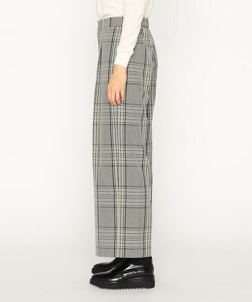 Precious Mild / プレシャスマイルド その他パンツ | 〔 +サイズ 〕 T／Wグレンチェック ワイドパンツ | 詳細7