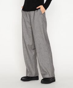 Precious Mild / プレシャスマイルド その他パンツ | 〔 +サイズ 〕 シックツイードヘリンボーン ワイドパンツ