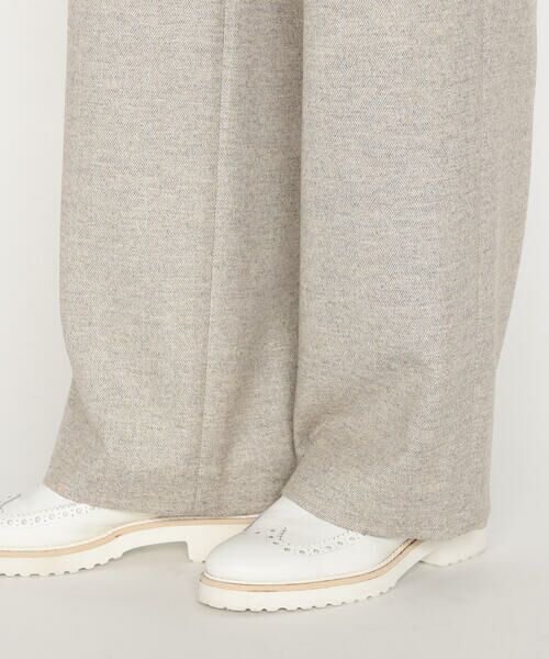 Precious Mild / プレシャスマイルド その他パンツ | 〔 +サイズ 〕 シックツイードヘリンボーン ワイドパンツ | 詳細16