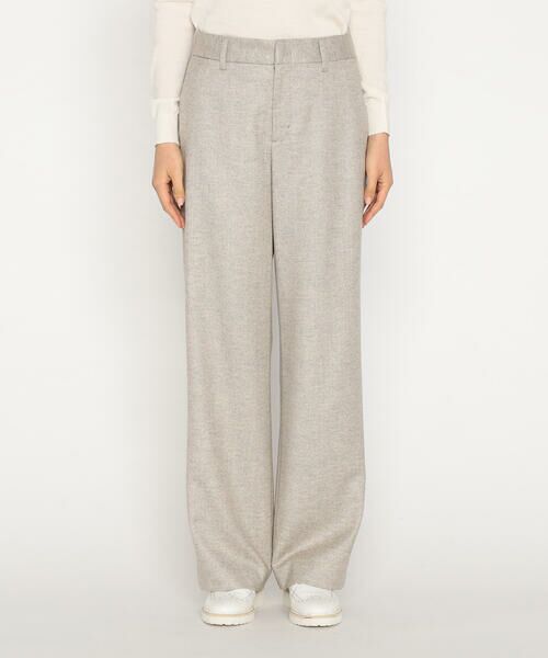 Precious Mild / プレシャスマイルド その他パンツ | 〔 +サイズ 〕 シックツイードヘリンボーン ワイドパンツ | 詳細10