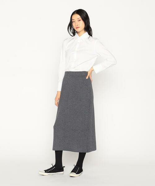 Precious Mild / プレシャスマイルド ロング・マキシ丈スカート | 〔 +サイズ 〕 接結ニット スカート | 詳細2