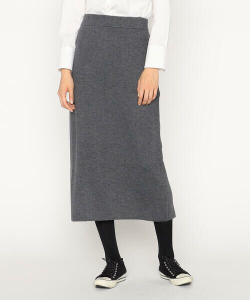 Precious Mild / プレシャスマイルド ロング・マキシ丈スカート | 〔 +サイズ 〕 接結ニット スカート | 詳細4