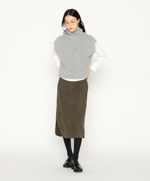 Precious Mild / プレシャスマイルド その他トップス | 〔 +サイズ 〕 片畦ニット ベスト | 詳細1