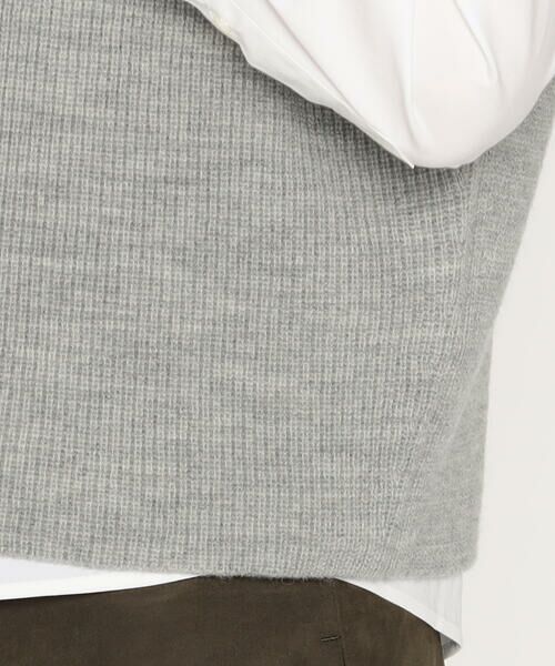 Precious Mild / プレシャスマイルド その他トップス | 〔 +サイズ 〕 片畦ニット ベスト | 詳細10