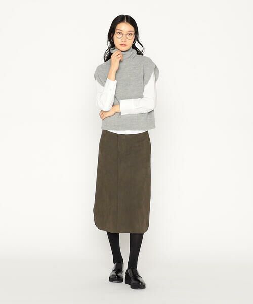 Precious Mild / プレシャスマイルド その他トップス | 〔 +サイズ 〕 片畦ニット ベスト | 詳細2