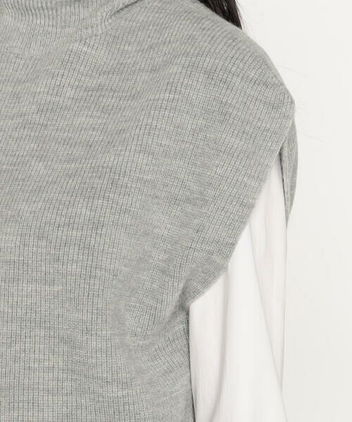 Precious Mild / プレシャスマイルド その他トップス | 〔 +サイズ 〕 片畦ニット ベスト | 詳細9