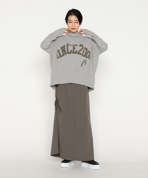 Precious Mild / プレシャスマイルド カットソー | カレッジロゴプリント プルオーバー | 詳細1