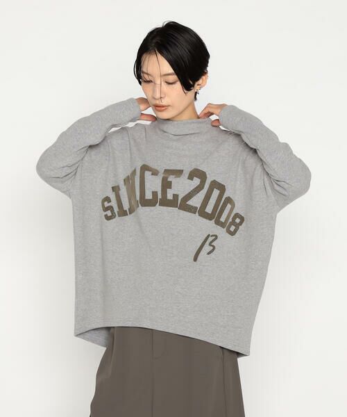 Precious Mild / プレシャスマイルド カットソー | カレッジロゴプリント プルオーバー | 詳細3