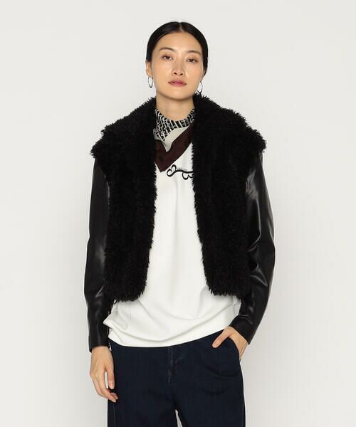 Precious Mild / プレシャスマイルド ブルゾン | カルガンラム調 ブルゾン(05:ブラック)