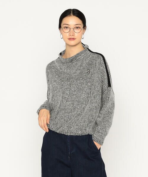 Precious Mild / プレシャスマイルド カットソー | スパイダーウェブ ボトルネックプルオーバー | 詳細2