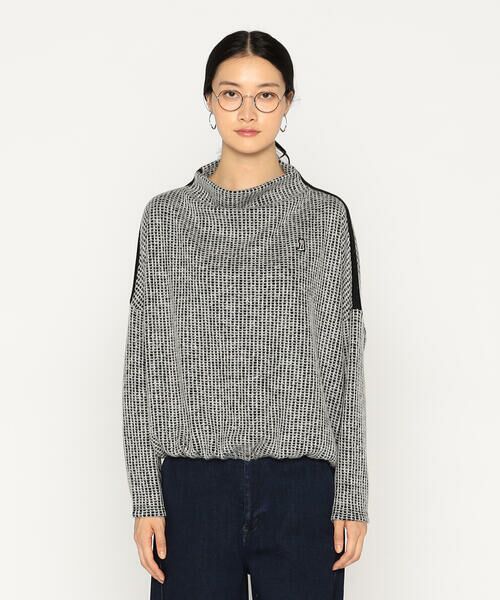 Precious Mild / プレシャスマイルド カットソー | スパイダーウェブ ボトルネックプルオーバー | 詳細3