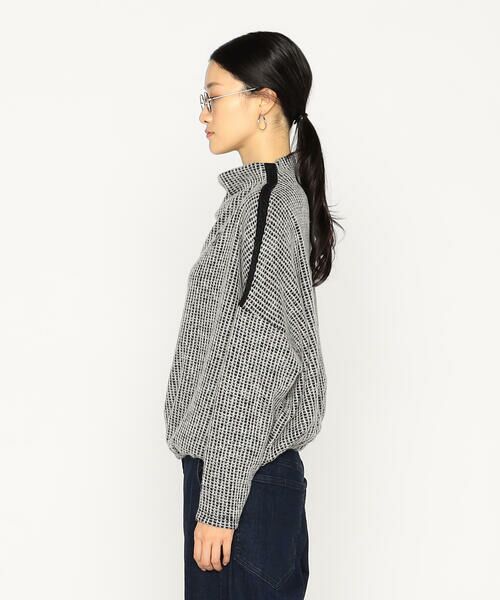 Precious Mild / プレシャスマイルド カットソー | スパイダーウェブ ボトルネックプルオーバー | 詳細4