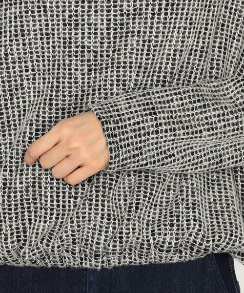 Precious Mild / プレシャスマイルド カットソー | スパイダーウェブ ボトルネックプルオーバー | 詳細7