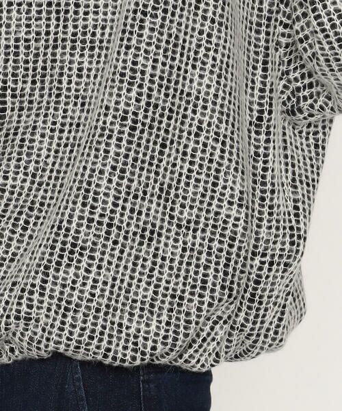 Precious Mild / プレシャスマイルド カットソー | スパイダーウェブ ボトルネックプルオーバー | 詳細8