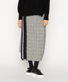 Precious Mild / プレシャスマイルド ロング・マキシ丈スカート | 裏起毛グレンチェック スカート