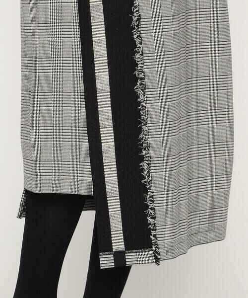 Precious Mild / プレシャスマイルド ロング・マキシ丈スカート | 裏起毛グレンチェック スカート | 詳細10