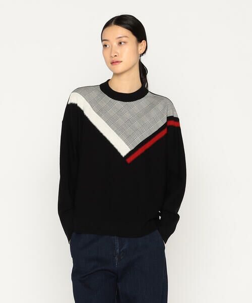 Precious Mild / プレシャスマイルド ニット・セーター | チェック使い ニットプルオーバー | 詳細5