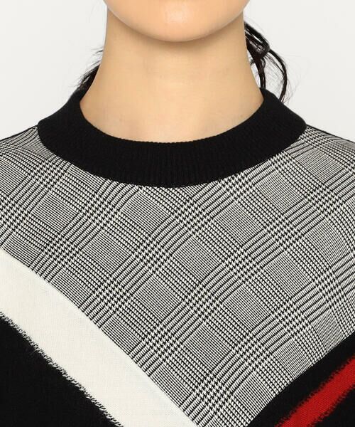 Precious Mild / プレシャスマイルド ニット・セーター | チェック使い ニットプルオーバー | 詳細9