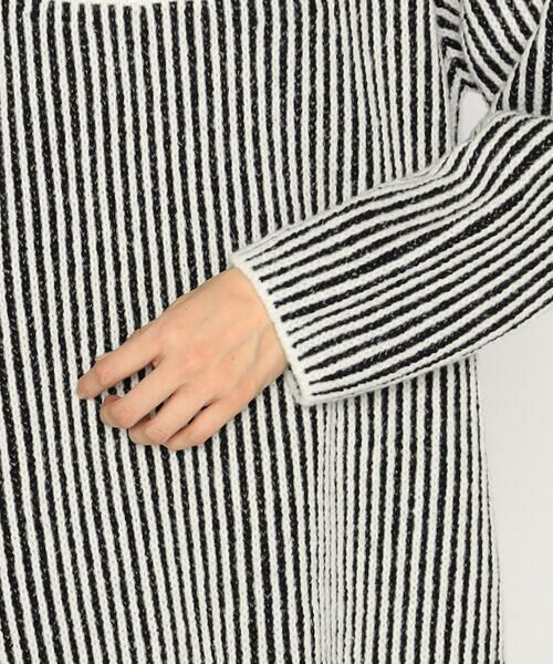 Precious Mild / プレシャスマイルド ニット・セーター | 求心柄 配色ライン入り ニットプルオーバー | 詳細8