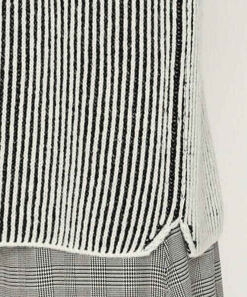 Precious Mild / プレシャスマイルド ニット・セーター | 求心柄 配色ライン入り ニットプルオーバー | 詳細9