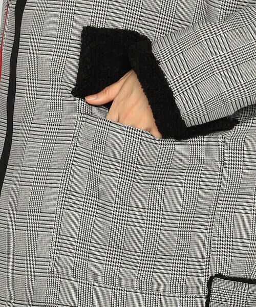 Precious Mild / プレシャスマイルド ブルゾン | 裏起毛グレンチェック フードブルゾン | 詳細11