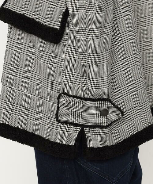 Precious Mild / プレシャスマイルド ブルゾン | 裏起毛グレンチェック フードブルゾン | 詳細13