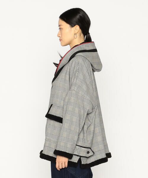 Precious Mild / プレシャスマイルド ブルゾン | 裏起毛グレンチェック フードブルゾン | 詳細6