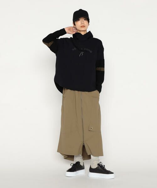 Precious Mild / プレシャスマイルド パーカー | ニット袖ロゴ入り フーディー | 詳細2