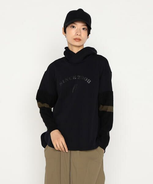 Precious Mild / プレシャスマイルド パーカー | ニット袖ロゴ入り フーディー | 詳細3