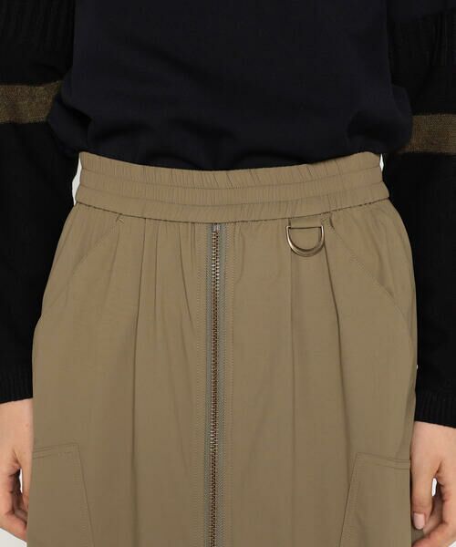 Precious Mild / プレシャスマイルド ロング・マキシ丈スカート | ナイロンワッシャー カーゴスカート | 詳細14