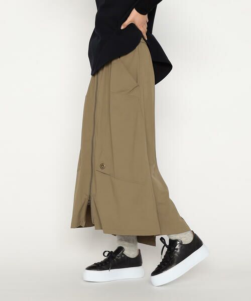Precious Mild / プレシャスマイルド ロング・マキシ丈スカート | ナイロンワッシャー カーゴスカート | 詳細8