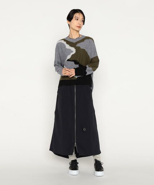 Precious Mild / プレシャスマイルド ニット・セーター | カモフラ柄ニット プルオーバー | 詳細1